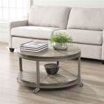 A Rustic Coffee Table On Wheels - Add A Touch Of Charm To Any Room