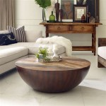 A Stylish And Functional Piece: The Davina Drum Coffee Table