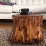Adding A Natural Touch To Your Home With A Tree Trunk Coffee Table