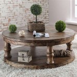 Creating An Inviting Space With A Rustic Round Coffee Table