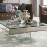 Making A Statement With A Square Glass Coffee Table