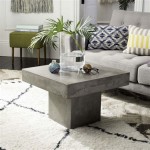 Outdoor Concrete Coffee Tables: Stylish And Durable