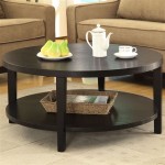 Rose Park Round Wood Coffee Table: The Perfect Addition To Any Living Room