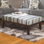 The Beauty Of A Striped Ottoman Coffee Table