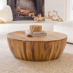 The Benefits Of A Natural Round Coffee Table