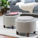 The Benefits Of A Round Ottoman Coffee Table With Storage