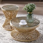 The Benefits Of A Round Woven Coffee Table