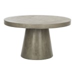 The Perfect Outdoor Companion: The Round Concrete Outdoor Coffee Table