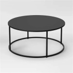 The Round Black Metal Coffee Table: A Stylish And Functional Piece For Every Home