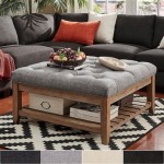 The Versatility Of The Wood Ottoman Coffee Table
