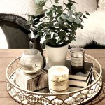 Using A Round Coffee Table Tray To Enhance Your Living Space