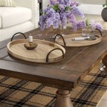 What Makes A Large Round Tray For Coffee Table The Perfect Addition To Any Living Room?
