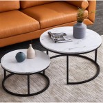 White Nesting Coffee Table: The Perfect Space-Saving Solution