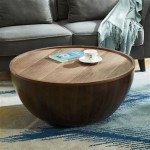 Wood Drum Coffee Table: A Timelessly Stylish Addition To Any Home